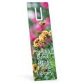 Biodegradable Rectangle Vinyl Plastic Bookmark w/ Slot (0.015" Thick)